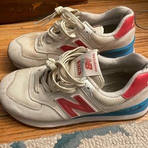 new balance sneakers! i only wore them 4 times they were too tight for my feet.